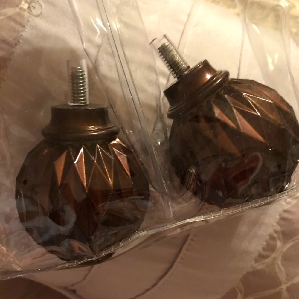 New!  Cambria Premier Finials      Matte Brown